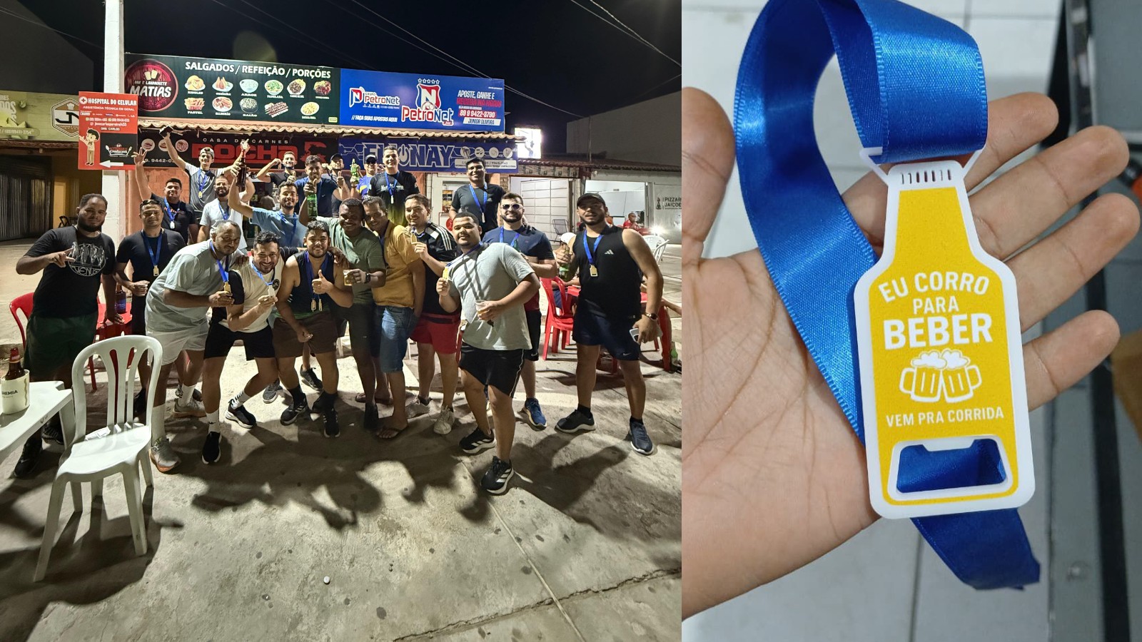 ‘Um bar a cada 1 km’: amigos fazem corrida bebendo cerveja e parando a cada quilômetro em novo bar no Piauí